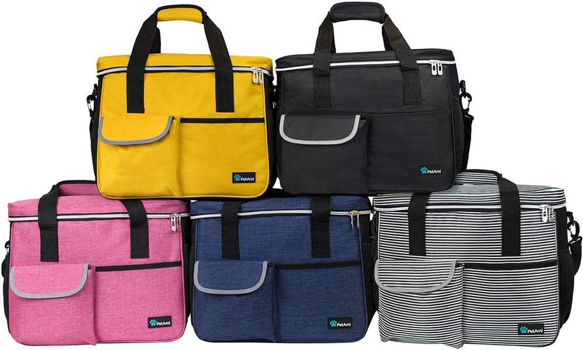 Medium Black Pet Travel Organizer and Supplies Carrier