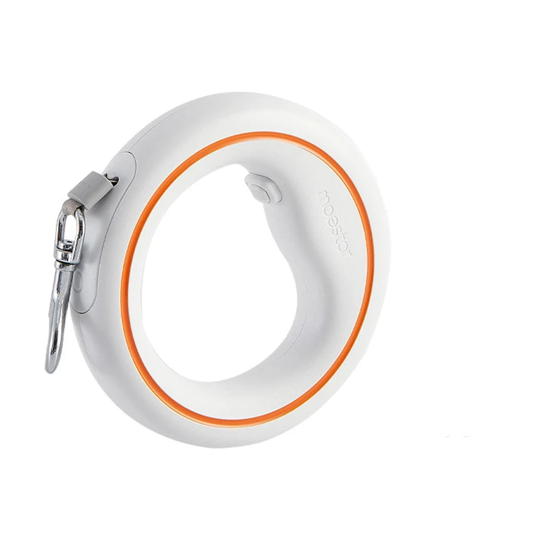 Moestar UFO Retractable Leash 2 Lite with Metal Buckle and Anti-Slip Handle, One-Handed Brake and Pause Lock for Small to Medium Dogs