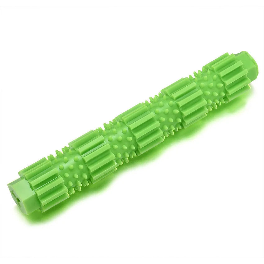 Durable Rubber Dog Chew Toy for Aggressive Chewers - Treat Dispensing, Teeth Cleaning, and Squeaking Features