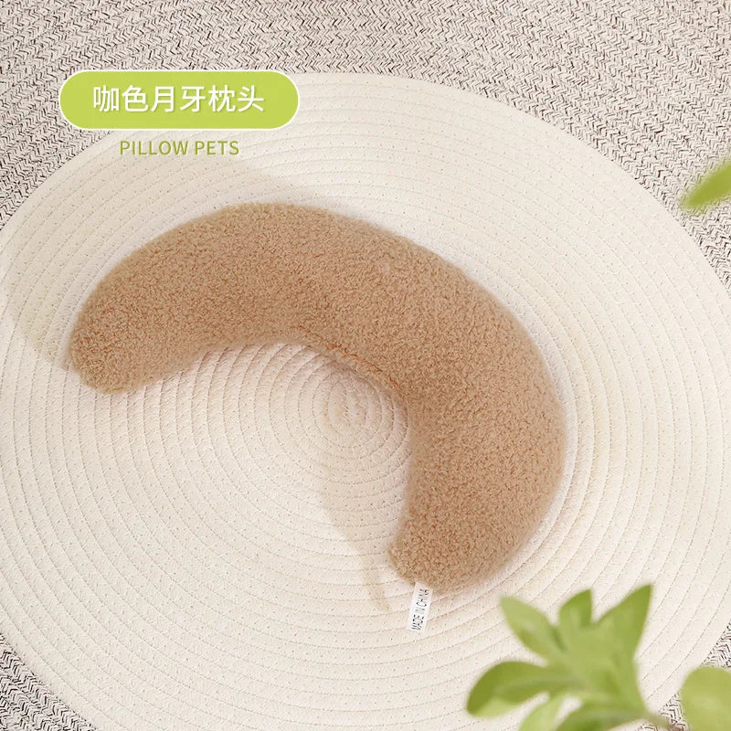 2022 Premium U-Shaped Winter Pillow for Cats and Dogs - Comfortable Sleep Aid and Cervical Spine Support Pet Accessory