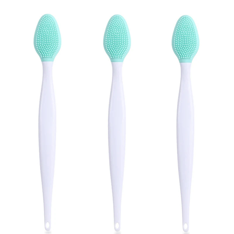 Professional Cat Grooming Brush for Chin Acne Treatment - Soft Silicone Exfoliating Scraper