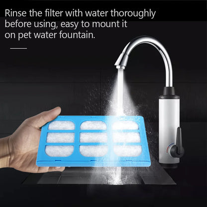 12-Pack Replacement Water Filter Cartridges for Pet Water Fountains Compatible with Cat and Dog Mate Models