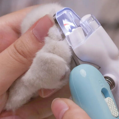 Professional Electric Pet Nail Clippers with LED Light for Dogs and Cats - Effortless Nail Trimming and Grooming Supplies