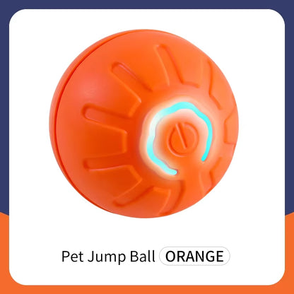 Electronic Interactive Dog Toy Ball - Automatic Moving and Bouncing USB Pet Toy for Puppies and Cats, Ideal Birthday Gift