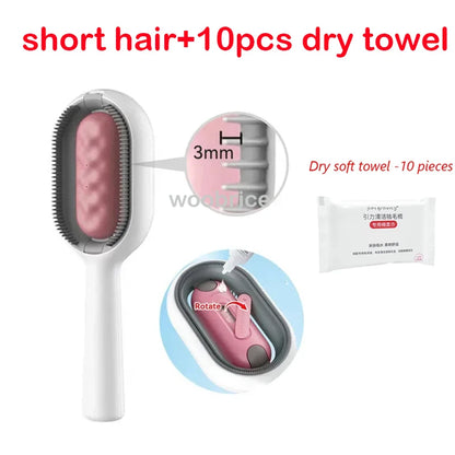 Professional Pet Grooming Brush for Cats and Dogs - Hair Remover and Massage Tool