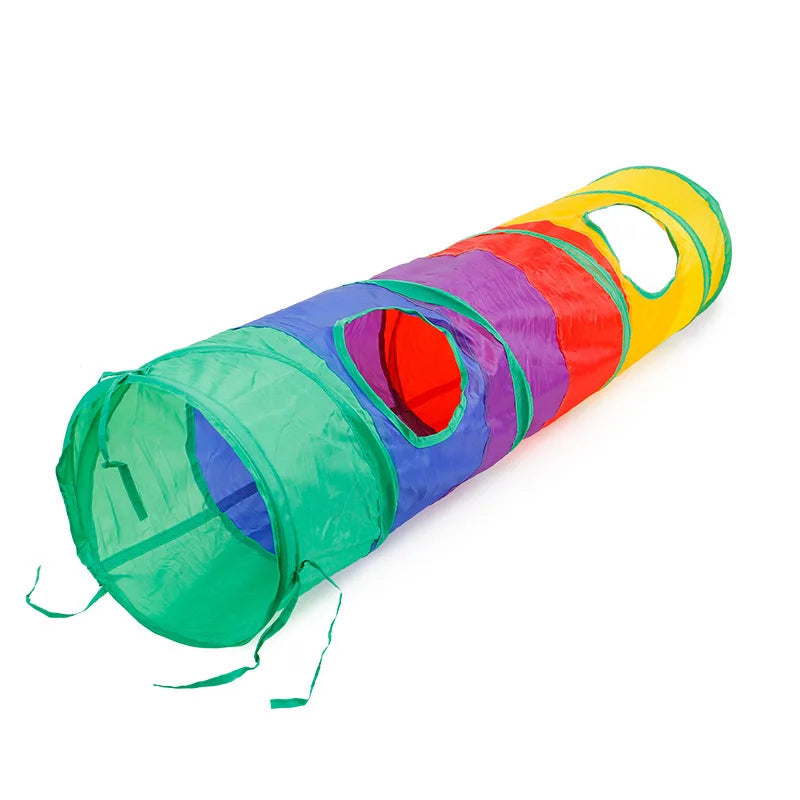Foldable Cat Tunnel - Breathable Indoor Play Tunnel for Cats, Durable Design with Noise-Reducing Paper