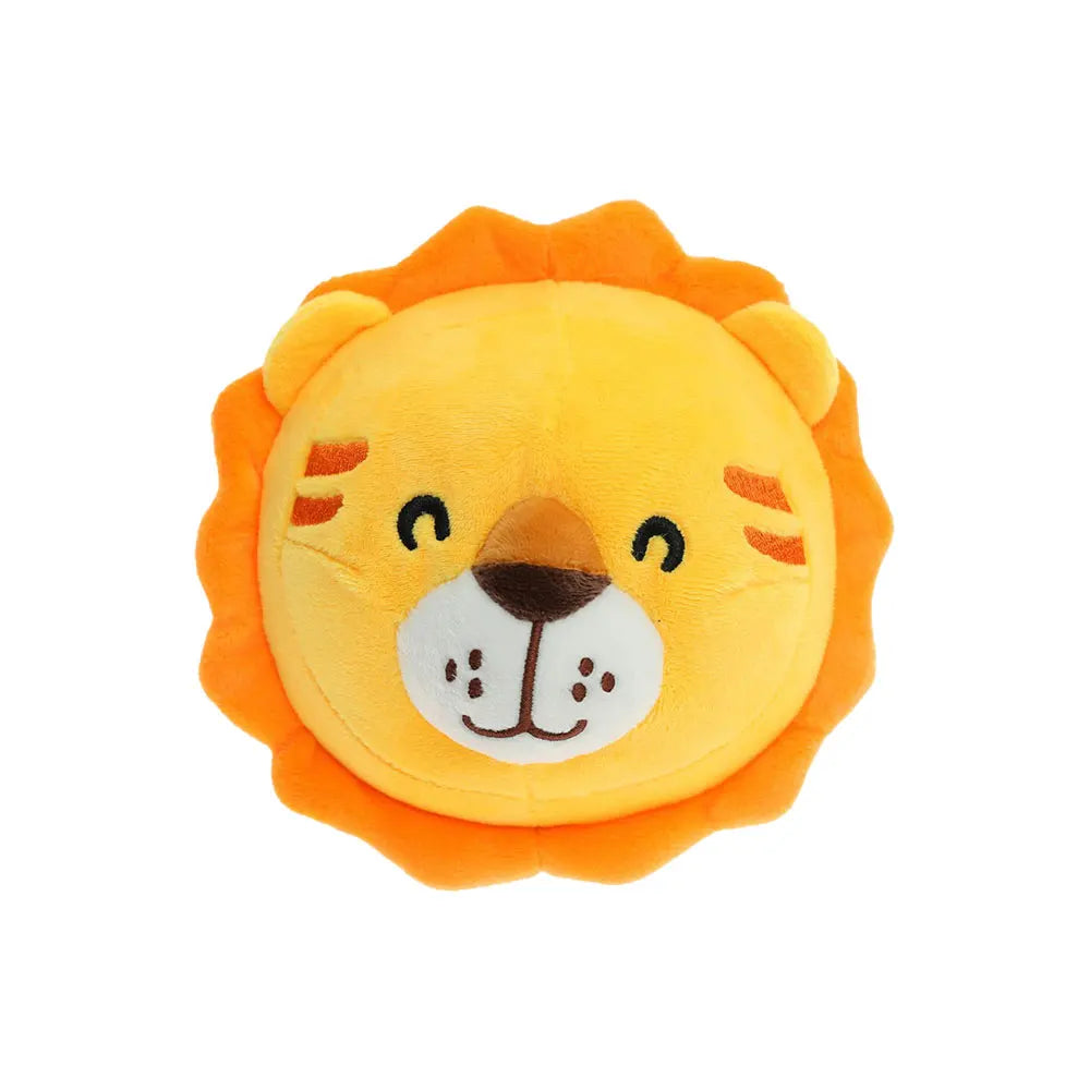 Interactive Plush Puppy Ball Toy with Singing Feature and Squeaker for Chewing and Play