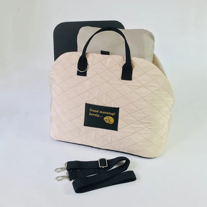 Pet Travel Carrier for Cats and Dogs - Versatile Car Seat Protection and Shoulder Handbag