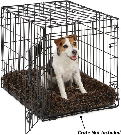 Quiettime Deluxe Coco Chic Pet Bed - Ultra-Soft, Overstuffed, Machine Washable, Compatible with 24-Inch Crates