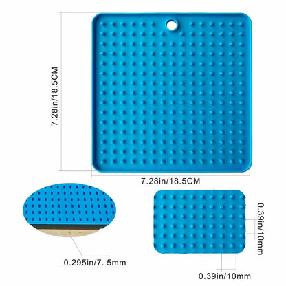 Silicone Slow Feed Mat for Dogs and Cats - Lick Pad Anxiety Relief Feeding Solution