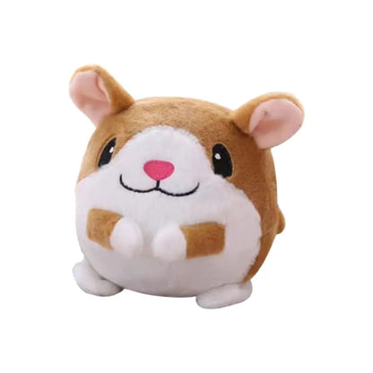Interactive Plush Puppy Ball Toy with Singing Feature and Squeaker for Chewing and Play