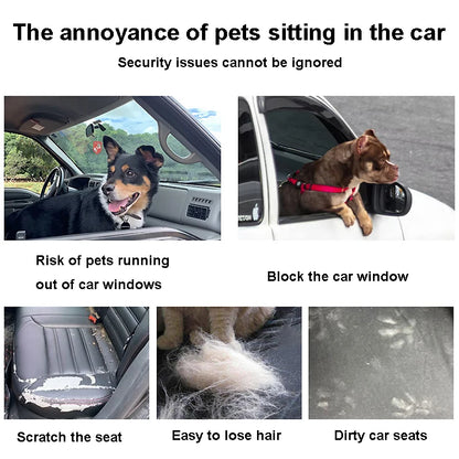 Dog Car Seat Cover Folding Hammock Puppy Booster Seat Basket for Small Medium Large Dogs Stable Foldable Travel Pet Dog Car Seat