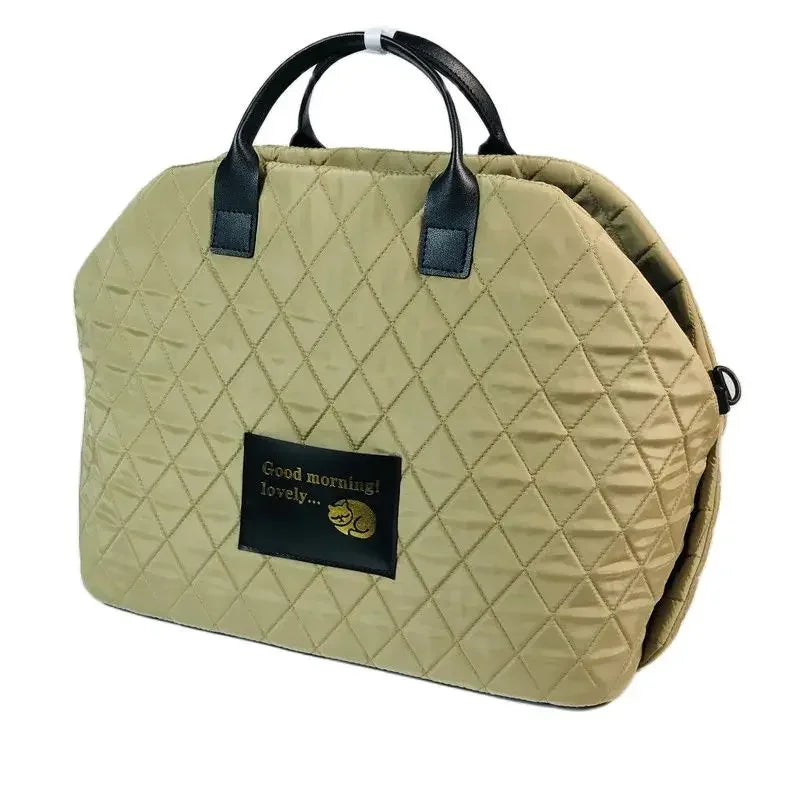 Pet Travel Carrier for Cats and Dogs - Versatile Car Seat Protection and Shoulder Handbag