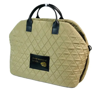 Pet Travel Carrier for Cats and Dogs - Versatile Car Seat Protection and Shoulder Handbag