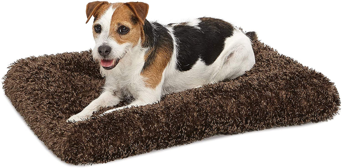 Quiettime Deluxe Coco Chic Pet Bed - Ultra-Soft, Overstuffed, Machine Washable, Compatible with 24-Inch Crates
