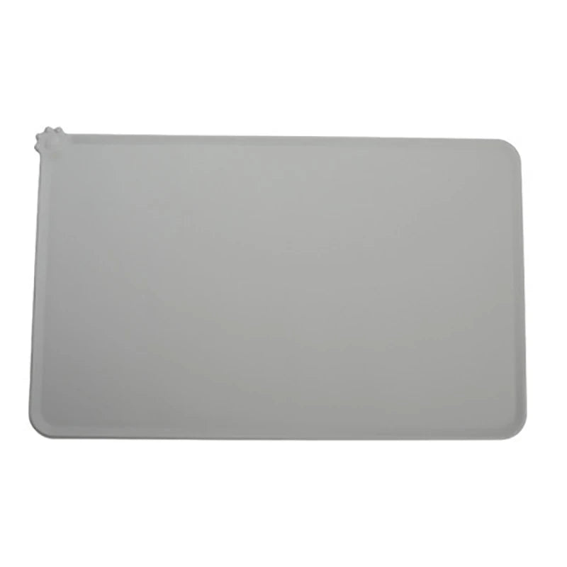 Silicone Waterproof Pet Feeding Mat for Dogs and Cats - Portable Outdoor Food and Water Bowl Pad