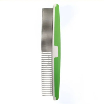 Professional Pet Hair Shedding Comb for Dogs and Cats - Long Hair Grooming Brush and Indoor Cleaning Tool