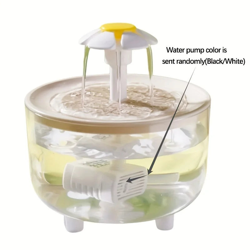 Automatic Pet Water Fountain with Filtration System - USB Electric Silent Drinking Dispenser for Cats