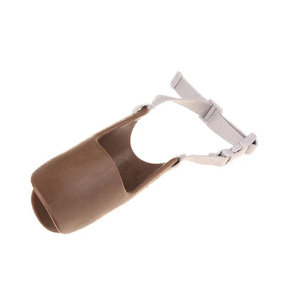 Adjustable Silicone Dog Muzzle for Bark Control and Bite Prevention - Suitable for Small to Large Breeds
