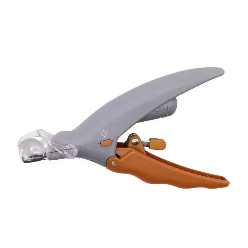 Professional Pet Nail Clipper with LED Light - Multifunctional Grooming Tool for Dogs and Cats