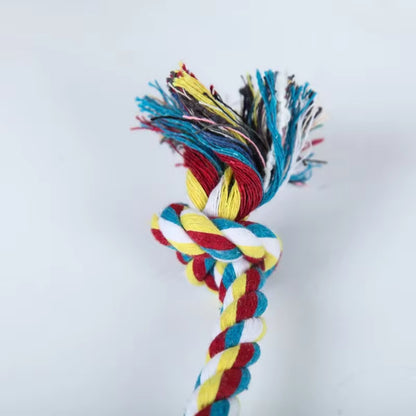 Durable Cotton Knot Rope Chew Toy for Puppies - Molar Toy and Dental Care Supplies