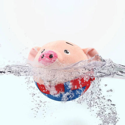 Interactive Plush Puppy Ball Toy with Singing Feature and Squeaker for Chewing and Play