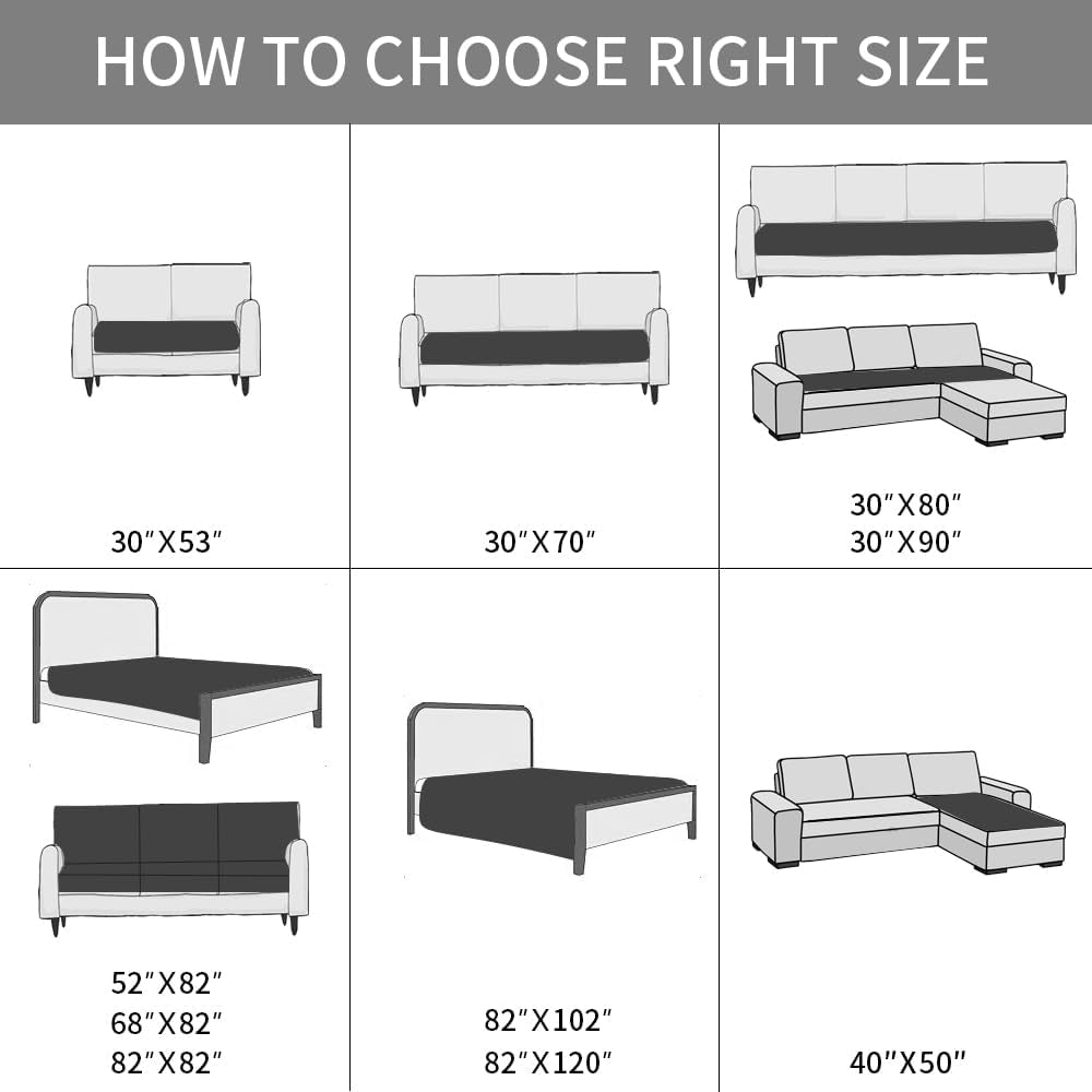 Premium Waterproof Dog Bed Cover and Pet Blanket with Non-Slip Backing for Furniture and Upholstery