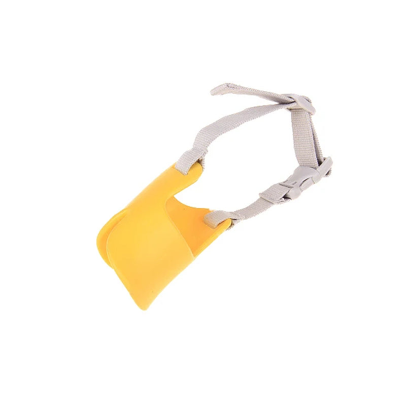Adjustable Silicone Dog Muzzle for Bark Control and Bite Prevention - Suitable for Small to Large Breeds