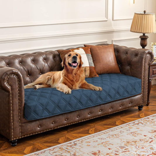 Premium Waterproof Dog Bed Cover and Pet Blanket with Non-Slip Backing for Furniture and Upholstery