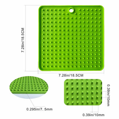 Silicone Slow Feed Mat for Dogs and Cats - Lick Pad Anxiety Relief Feeding Solution