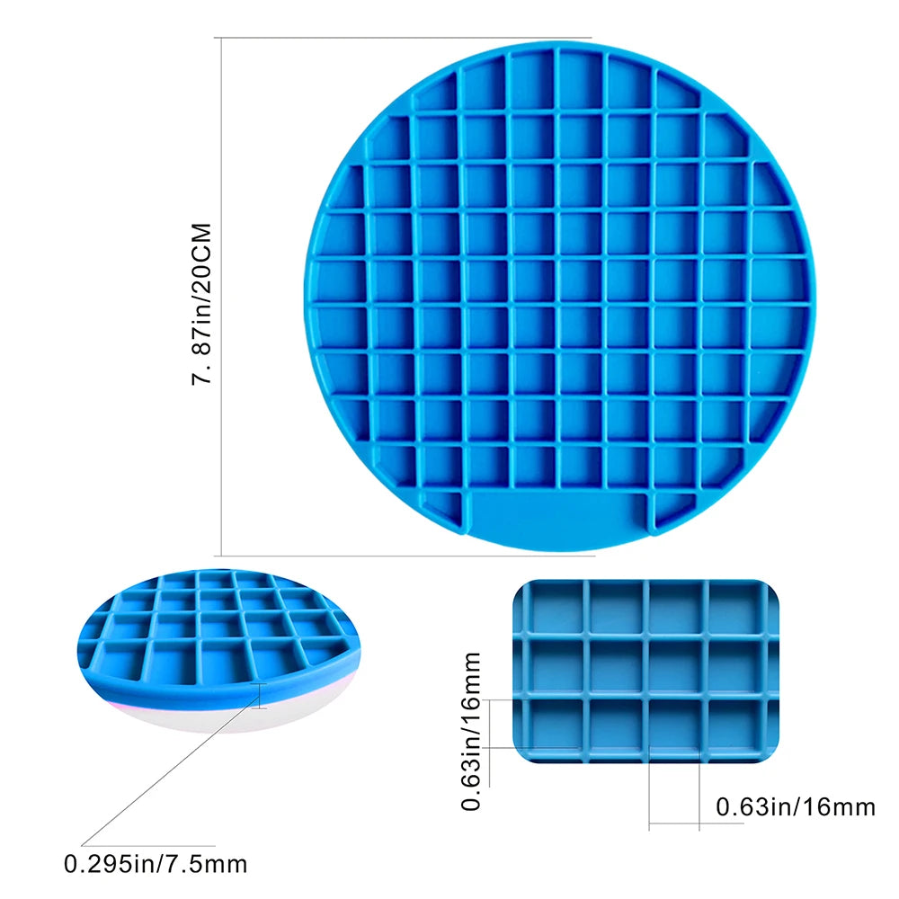 Silicone Slow Feed Mat for Dogs and Cats - Lick Pad Anxiety Relief Feeding Solution