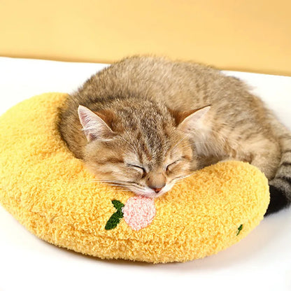 2022 Premium U-Shaped Winter Pillow for Cats and Dogs - Comfortable Sleep Aid and Cervical Spine Support Pet Accessory