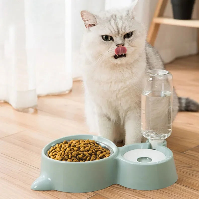 Automatic Pet Water and Food Fountain Bowl for Cats and Dogs