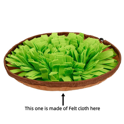 Dual-Purpose Pet Sniffing Bowl and Puzzle Mat for Dog Food Training