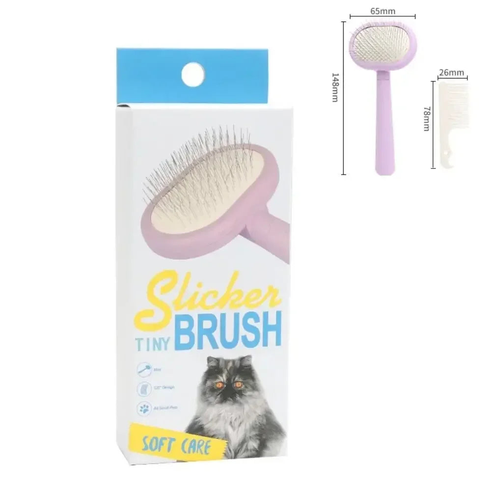Professional Pet Hair Shedding Comb for Dogs and Cats - Long Hair Grooming Brush and Indoor Cleaning Tool
