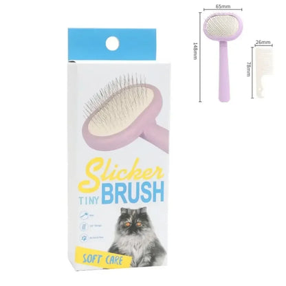 Professional Pet Hair Shedding Comb for Dogs and Cats - Long Hair Grooming Brush and Indoor Cleaning Tool