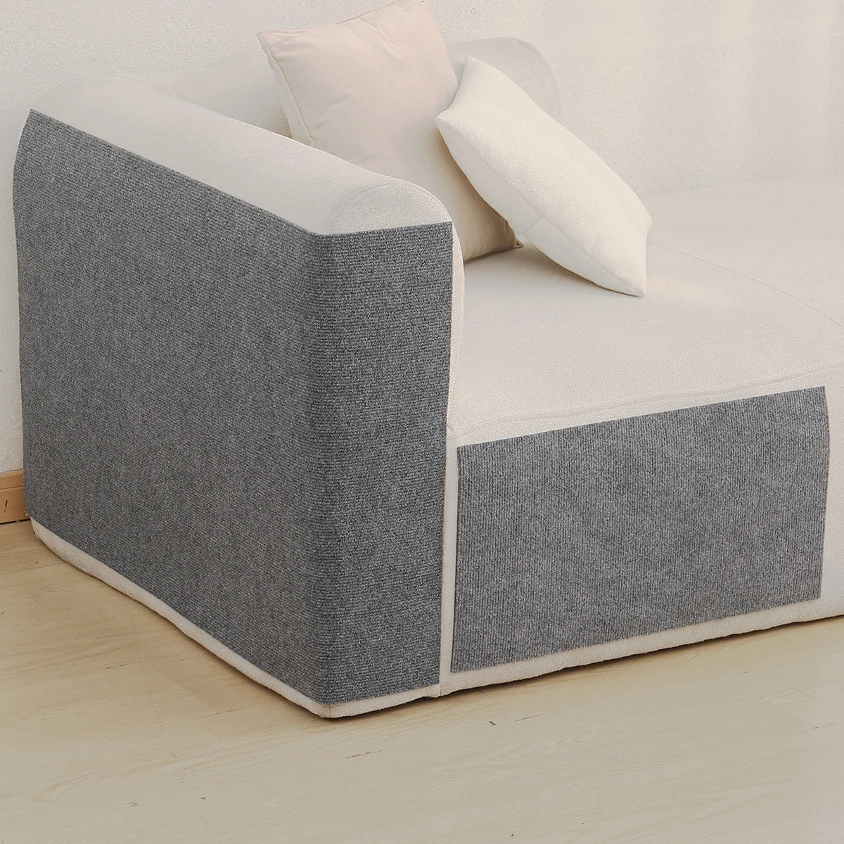 Trimmable Self-Adhesive Anti-Scratch Carpet Mat for Cats - Furniture and Wall Protector