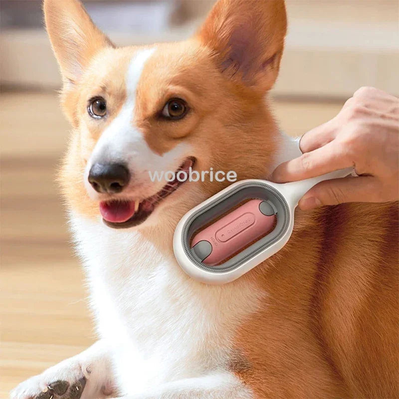 Professional Pet Grooming Brush for Cats and Dogs - Hair Remover and Massage Tool