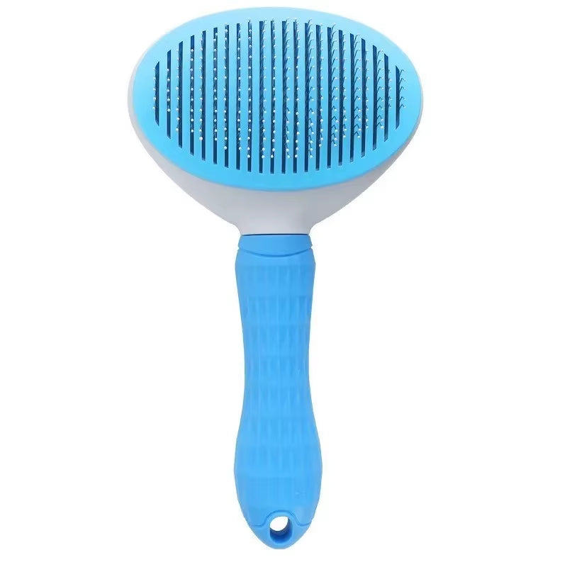 Self-Cleaning Pet Brush and Comb for Dogs and Cats - Grooming and Dematting Tool