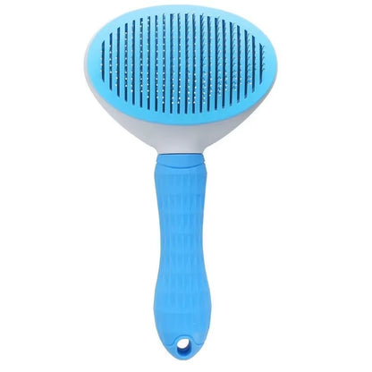 Self-Cleaning Pet Brush and Comb for Dogs and Cats - Grooming and Dematting Tool