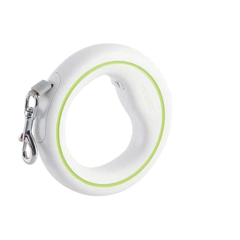 Moestar UFO Retractable Leash 2 Lite with Metal Buckle and Anti-Slip Handle, One-Handed Brake and Pause Lock for Small to Medium Dogs