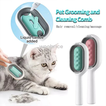 Professional Pet Grooming Brush for Cats and Dogs - Hair Remover and Massage Tool