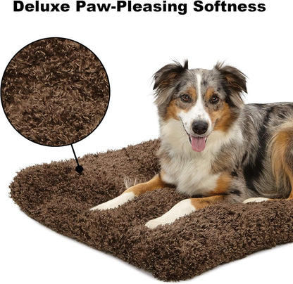 Quiettime Deluxe Coco Chic Pet Bed - Ultra-Soft, Overstuffed, Machine Washable, Compatible with 24-Inch Crates