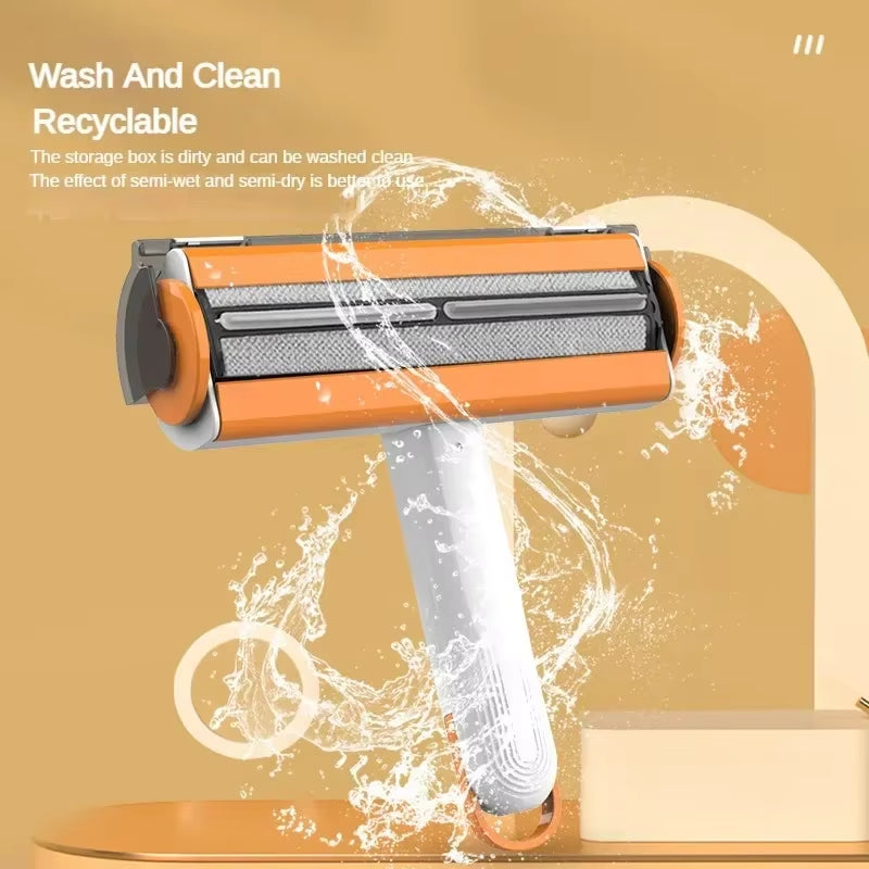 Pet Hair Removal Roller Multifunctional Portable Washable Hair Removal Brush Electrostatic Two-Way Dog ​​And Cat Hair Sticker