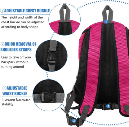 Pet Dog Transport Backpack - Breathable Carrier for Small Dogs and Puppies, Ideal for Travel