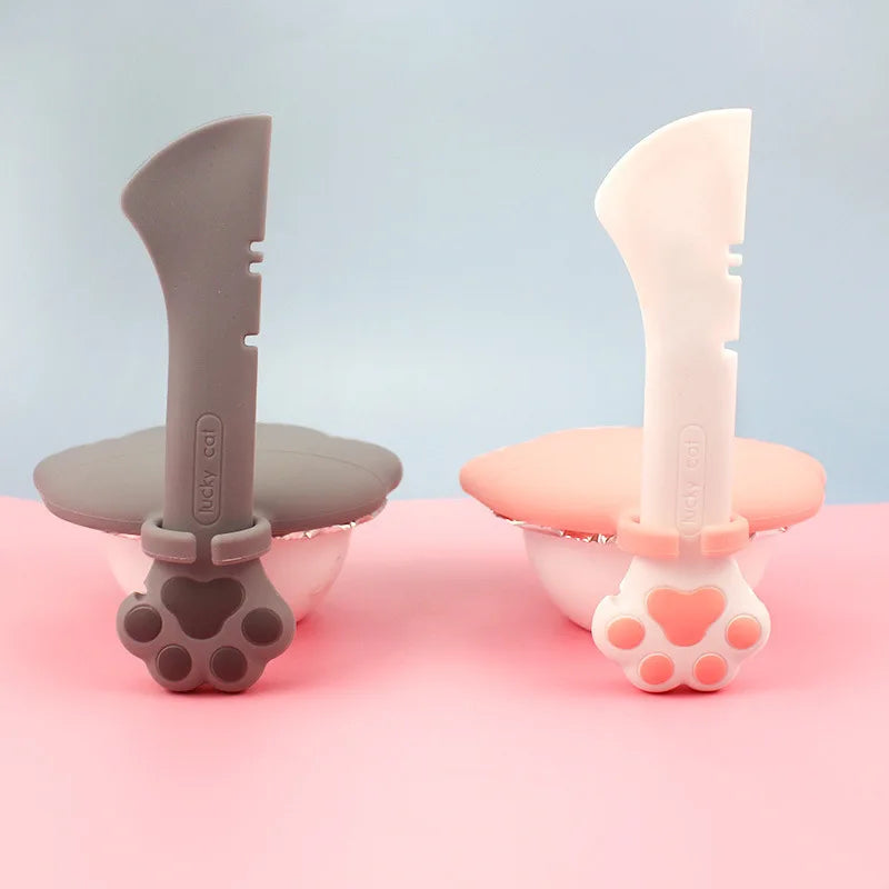 Multifunctional Pet Spoon and Can Opener with Silicone Sealing Cover for Wet Food Storage and Mixing - Ideal Dog and Cat Accessory