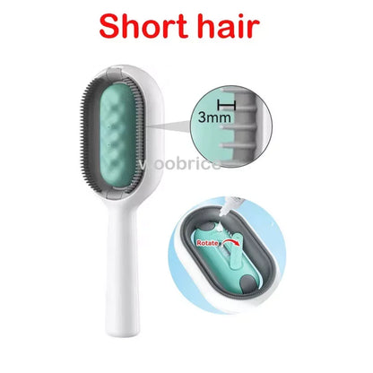 Professional Pet Grooming Brush for Cats and Dogs - Hair Remover and Massage Tool