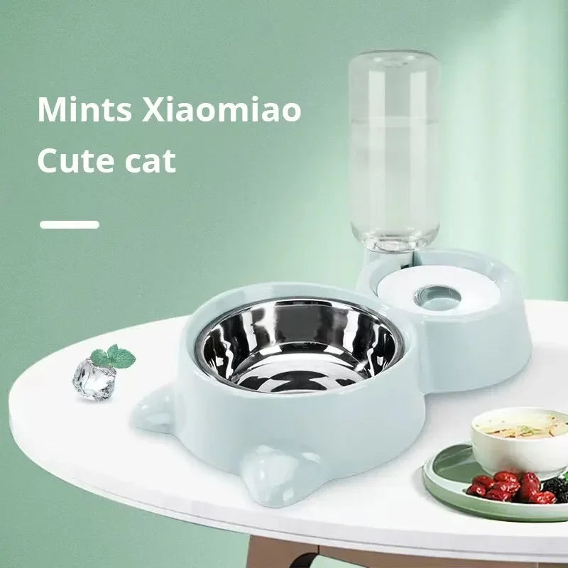 Automatic Pet Water and Food Fountain Bowl for Cats and Dogs