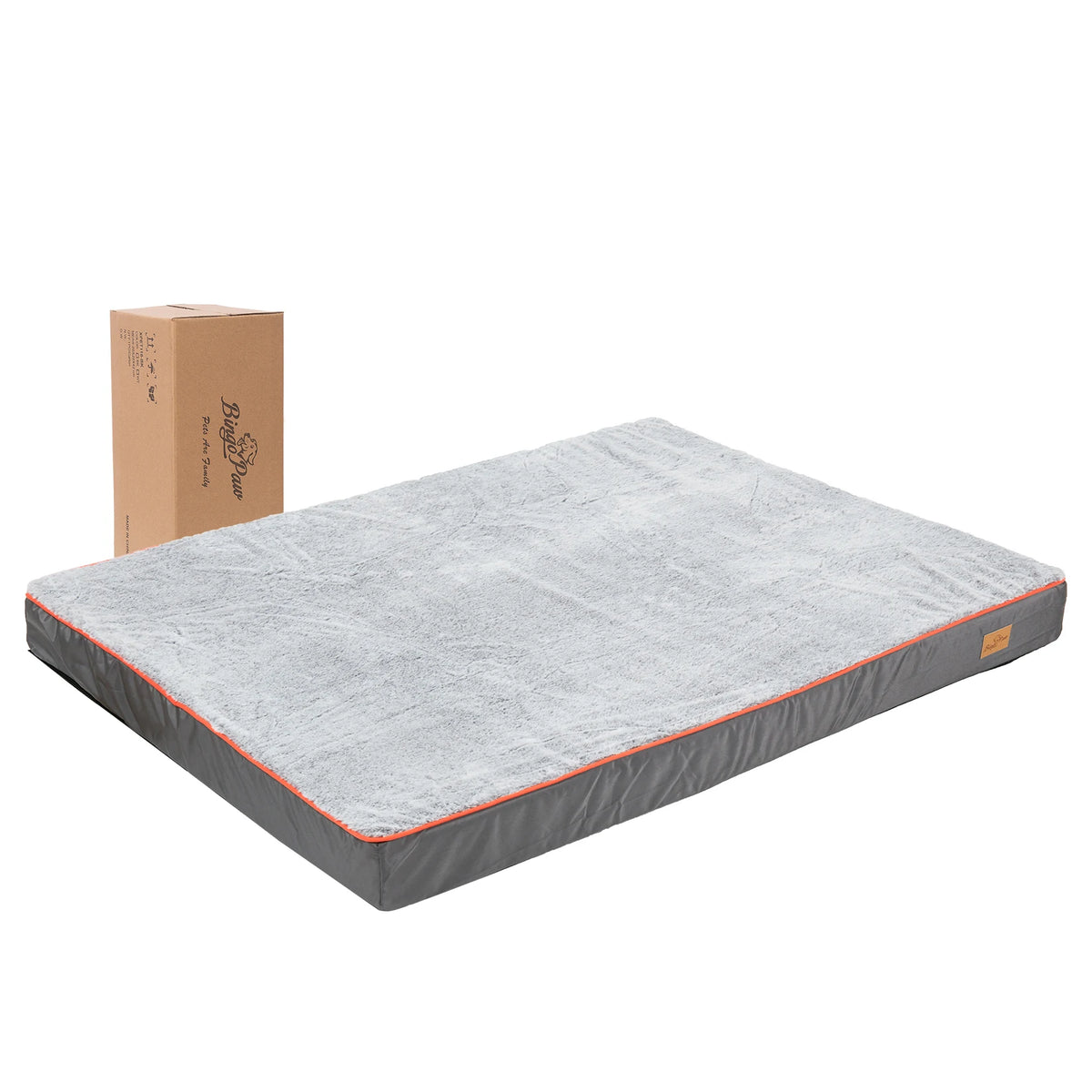 Large Orthopedic Memory Foam Dog Bed with Waterproof Cover and Nonskid Bottom for Joint Relief, Removable and Washable