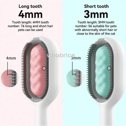 Professional Pet Grooming Brush for Cats and Dogs - Hair Remover and Massage Tool